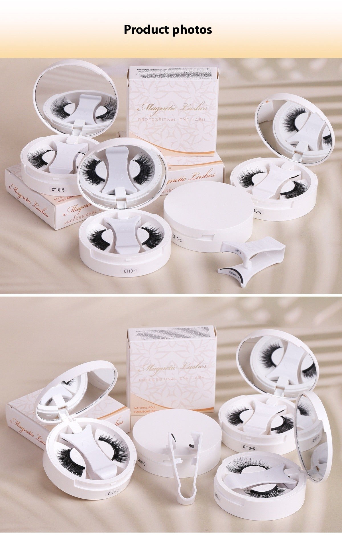 Magnetic Eyelashes Kit with Applicator – No Glue